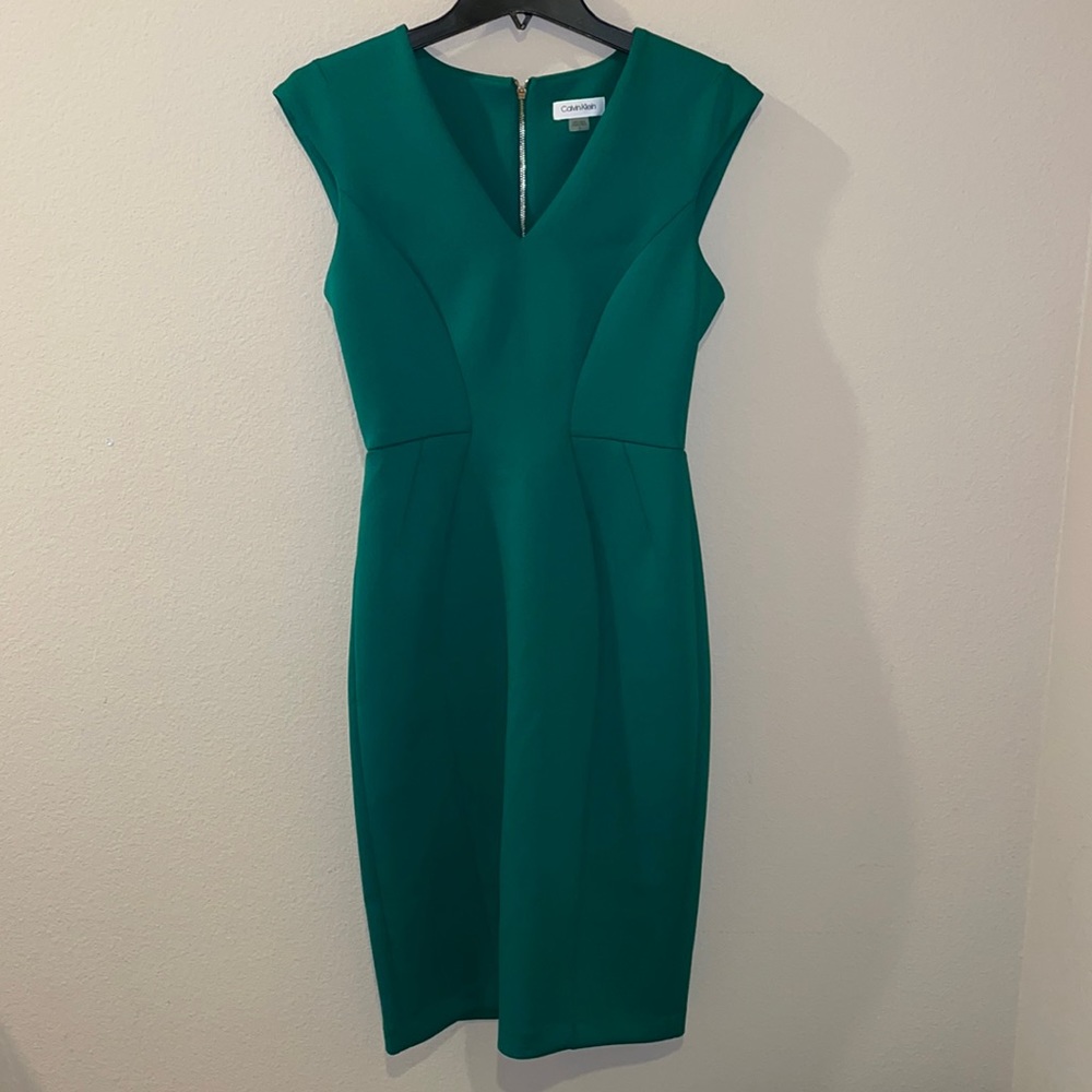 Calvin Klein V-neck dress NWOT